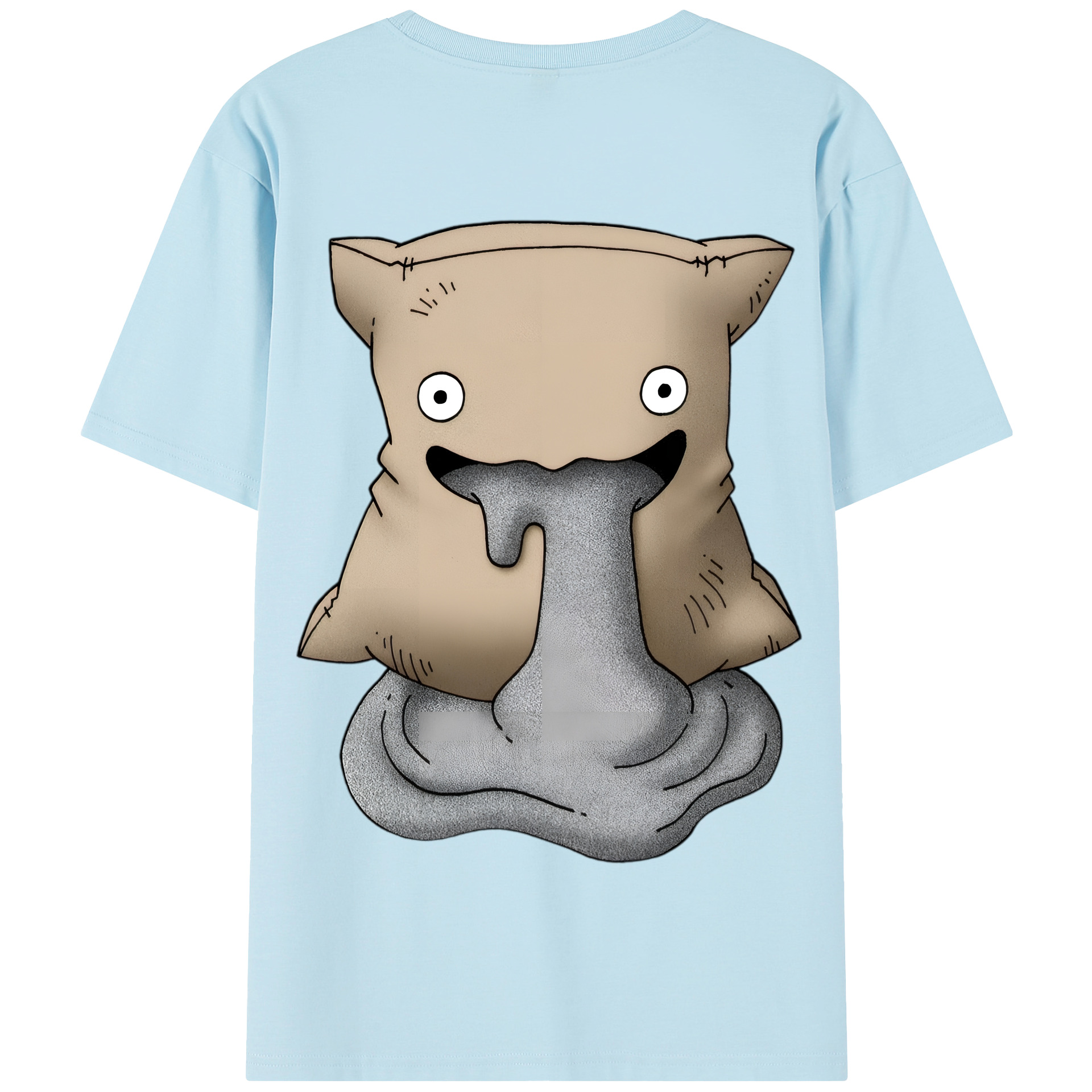 （画像用） ドラゴンクエスト Doragon Kuesuto Dragon Quest 綿100％半袖Tシャツ（背面プリント）